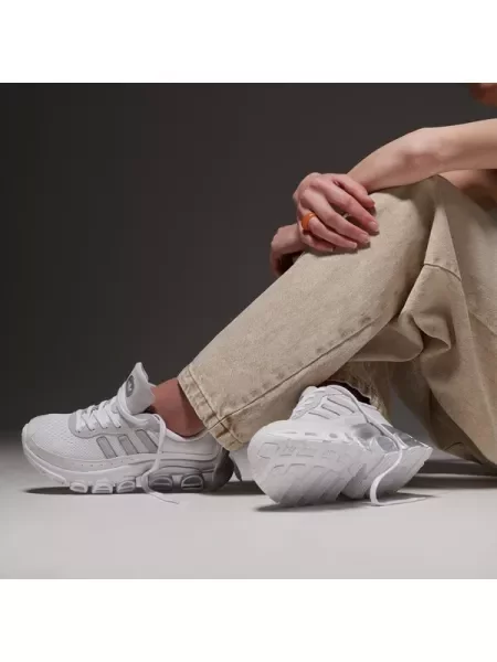ADIDAS ORIGINALS Sportbačiai be auliuko ADIFOM MEGARIDE šviesiai pilka balta