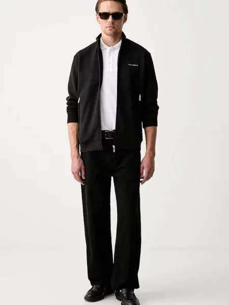 Tricou polo Karl Lagerfeld alb