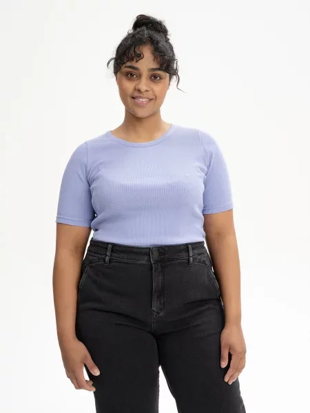 MELA Tricou Jasleen mov lavandă