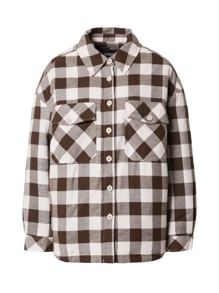 Urban Classics Geacă de primăvară-toamnă maro roz