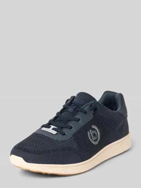 Sneakersy z logo model „Victory” Bugatti granatowe