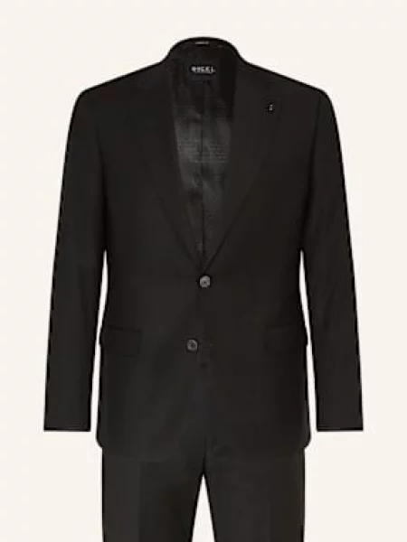 Digel Garnitur Daren Regular Fit schwarz czarny