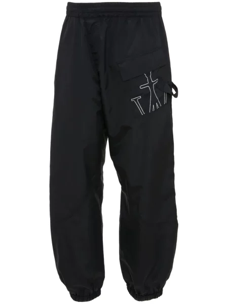 Pantaloni Jw Anderson cu broderie negru