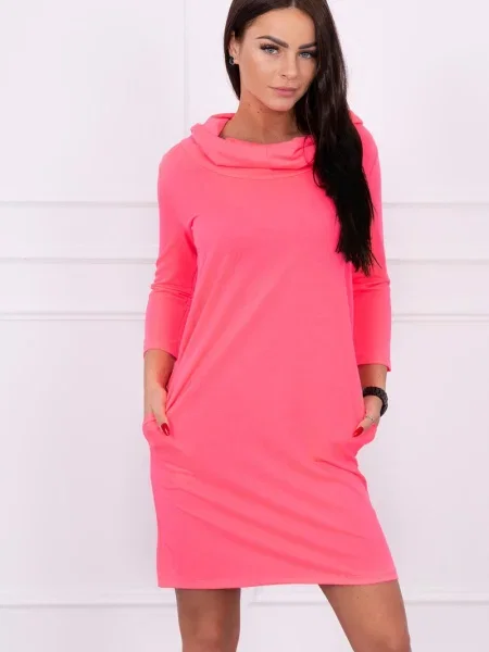 Rochie Kesi cu glugă de costum roz