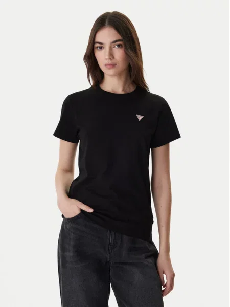 Guess Jeans T-Shirt μαύρο