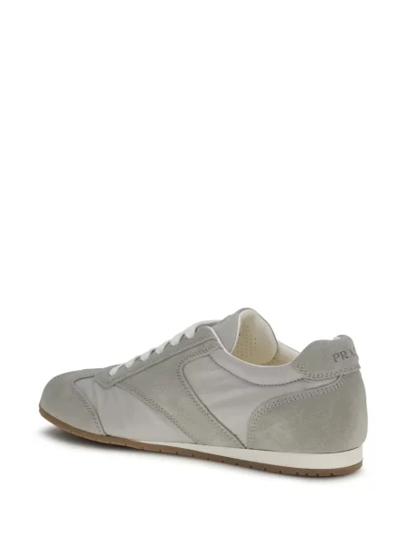 Fűzős csipkés sneaker Prada szürke
