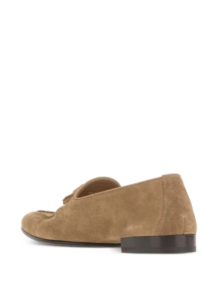 Szarvasbőr loafer Doucal's barna
