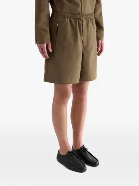 Bermudy Jil Sander hnedá