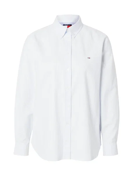 Tommy Jeans Cămașă celest albastru