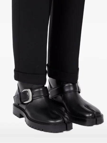 Cizme scurte Maison Margiela cu cataramă negru