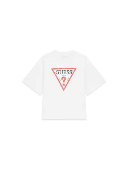 Guess T-Shirt Relaxed Fit λευκό