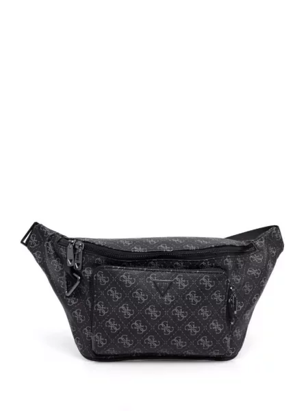 Cu centură curea Guess negru