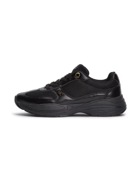Sneakerși Tommy Hilfiger negru