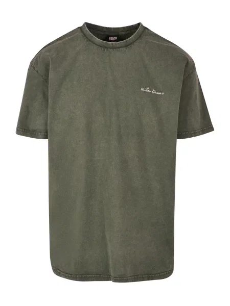 Urban Classics Tricou / kaki alb