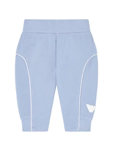 Spodnie dziecięce Emporio Armani niebieskie