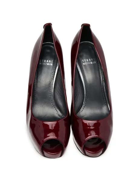 Pantofi cu toc Stuart Weitzman roșu