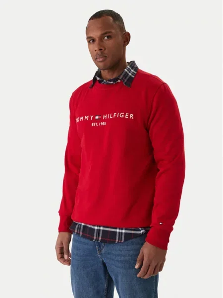 Tommy Hilfiger Džemperis Logo raudona
