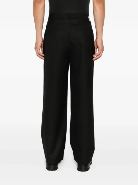 Pantaloni Represent de lână negru