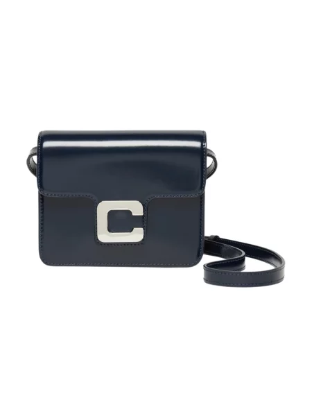 Torebka crossbody Carel skórzana niebieska