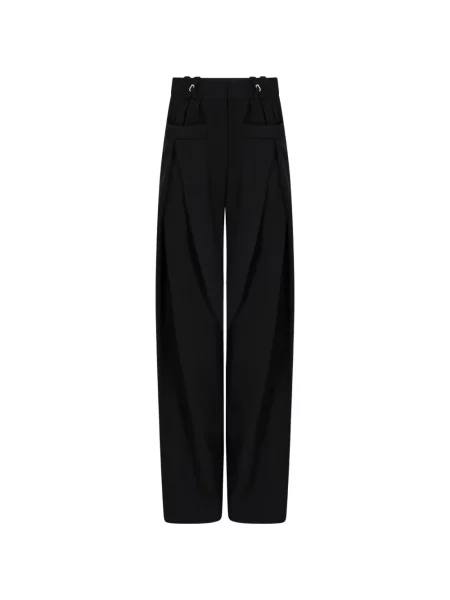 Pantaloni Rabanne de lână negru