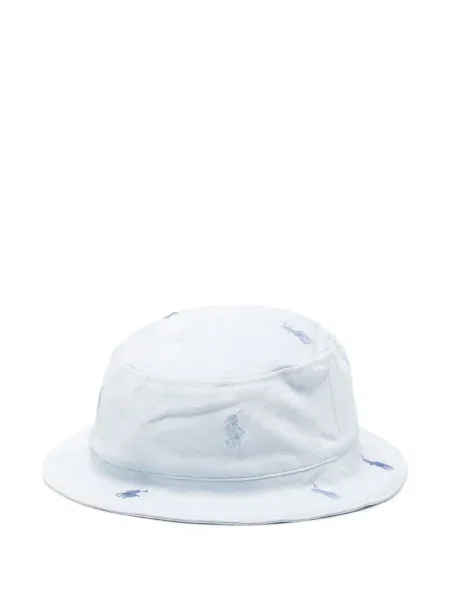 Kapelusz dziecięcy Polo Ralph Lauren niebieski