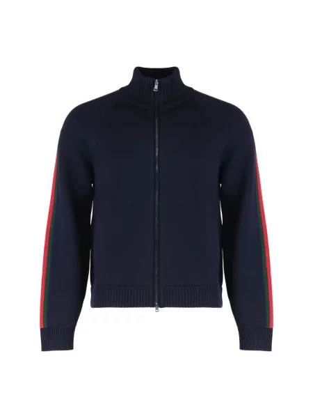 Sweter Gucci wełniany niebieski