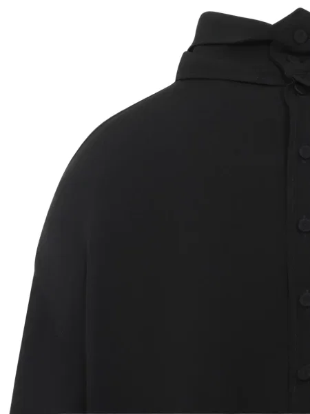 Rochie midi Carven de mătase negru