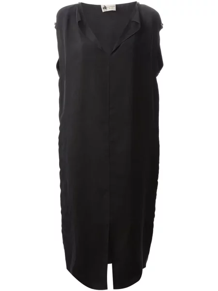Rochie Lanvin cu decolteu în V negru