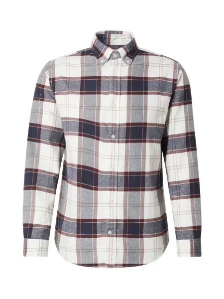 Jack & Jones Premium Košulja JPRBLUBARKLEY tamno plava / rubin crvena bijela