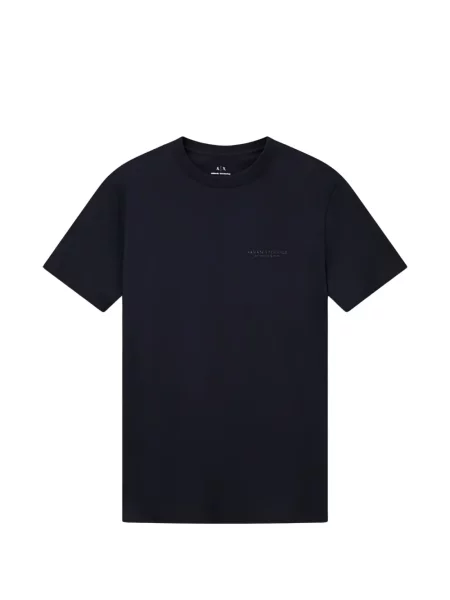 Tricou Armani Exchange cu autograf albastru