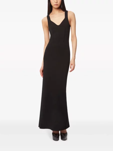 Kostiumas maksi maxi suknele Nina Ricci korsetas juoda