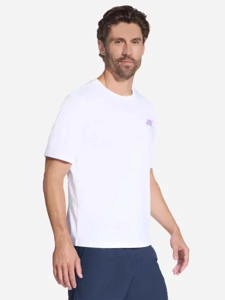 Спортивна футболка Skechers SKECHERS BREAK TEE бавовна/поліестер білий