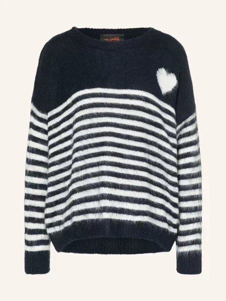 Miss Goodlife Sweter blau biały