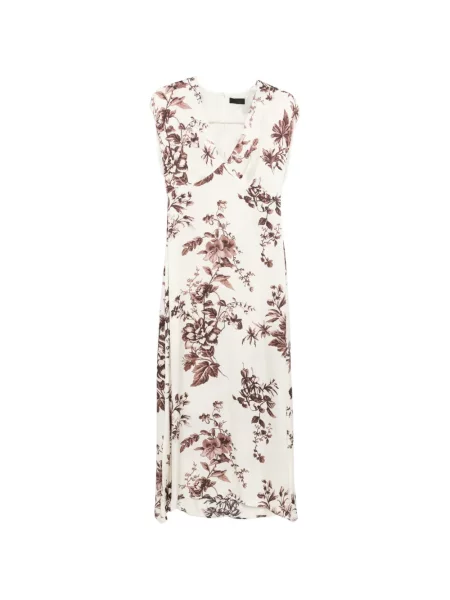 Rochie Liu Jo cu model floral cu decolteu în V de costum