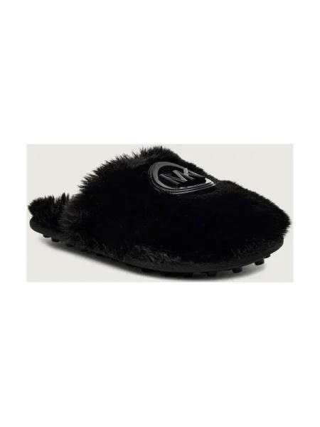 Michael Kors Căptușite papuci de casă ADA negru