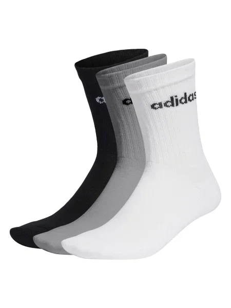 ADIDAS PERFORMANCE Șosete sport gri / negru alb