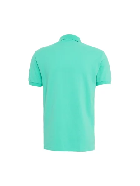 Koszulka polo Polo Ralph Lauren z siateczką zielona