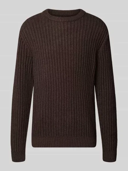 Sweter z dzianiny o kroju regular fit z mieszanka bawełny model AXON' Jack & Jones