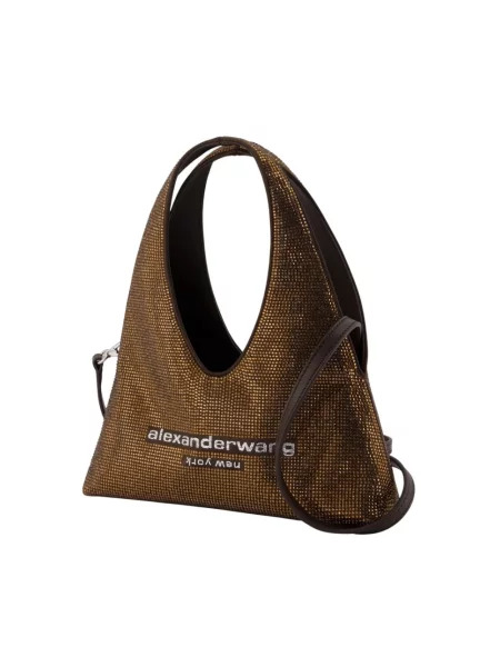 Torebka Alexander Wang skórzana brązowa