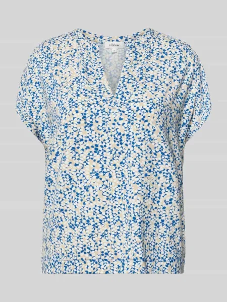 T-shirt z mieszanki o kroju relaxed fit S.oliver Red Label