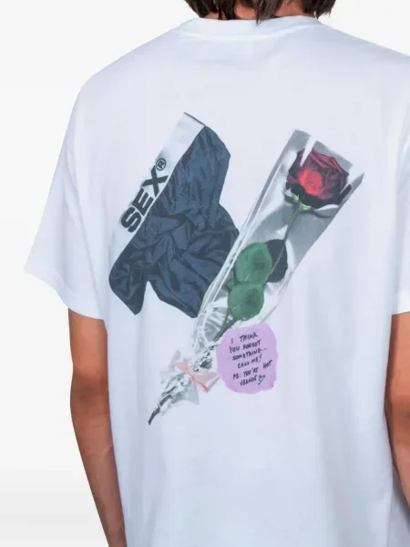Tricou Carne Bollente cu imagine alb
