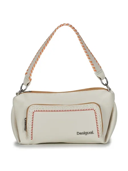 Geanta crossbody Desigual alb