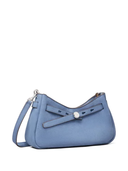 Top Tory Burch din nubuc albastru