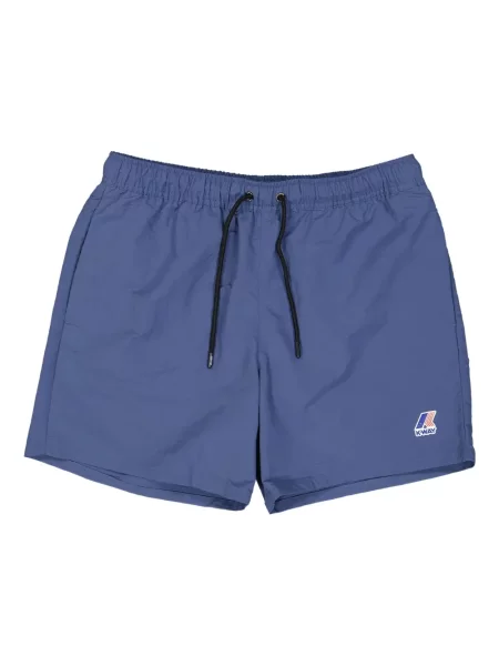 Slip de baie K-way cu broderie albastru