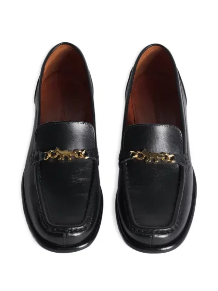 Loafers Maison Kitsuné černé