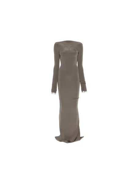 Sukienka Rick Owens brązowa