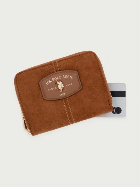 U.S. Polo Assn. гаманець зі штучної шкіри CHESTNUT