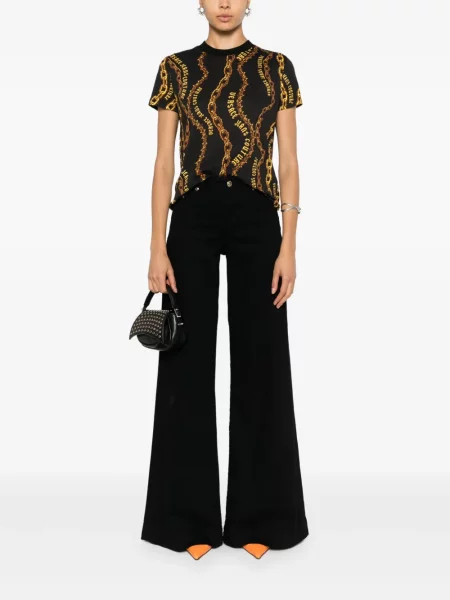 Marškinėliai Versace Jeans Couture juoda