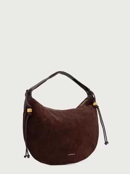 Geanta hobo Coccinelle din piele maro