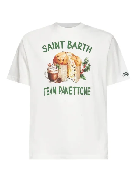 Tricou Mc2 Saint Barth cu imagine alb